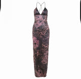 Backless butterfly dress
