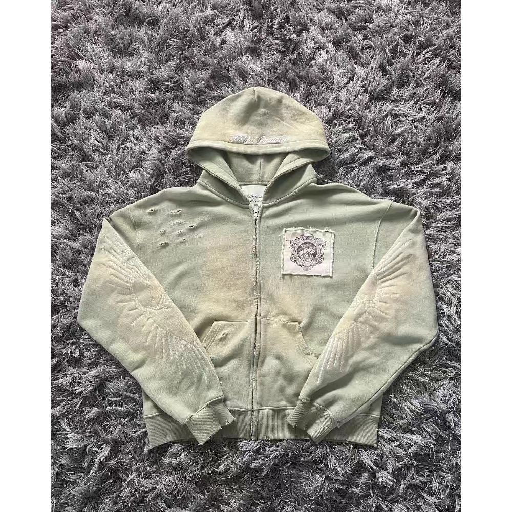 Sage Green Utility Hoodie