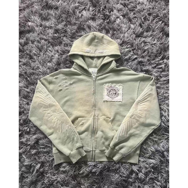 Sage Green Utility Hoodie