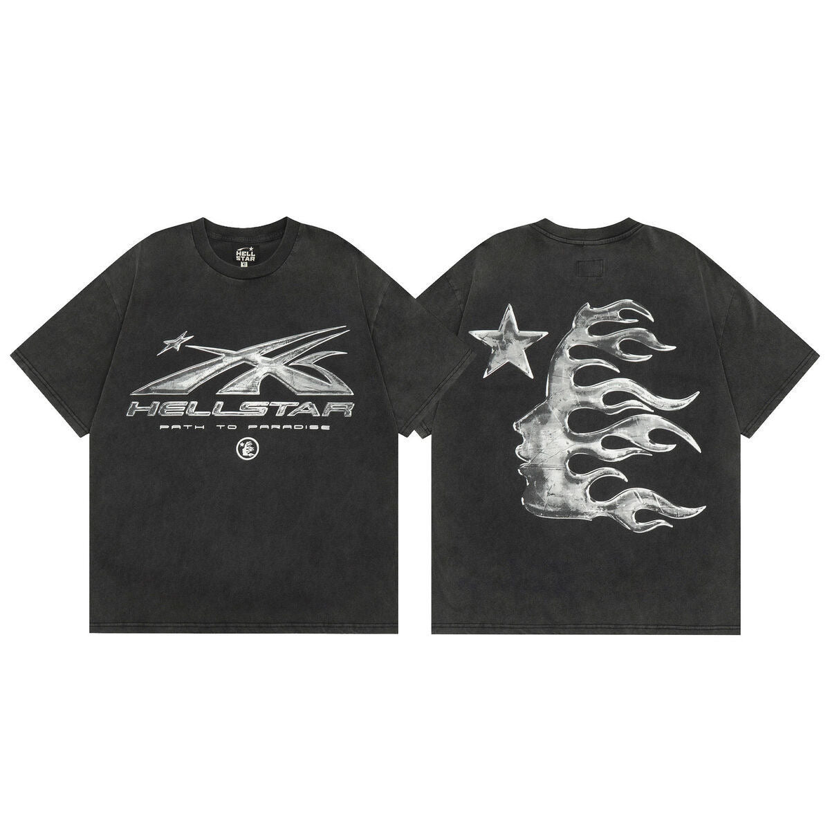 Black hellstar graphic tee