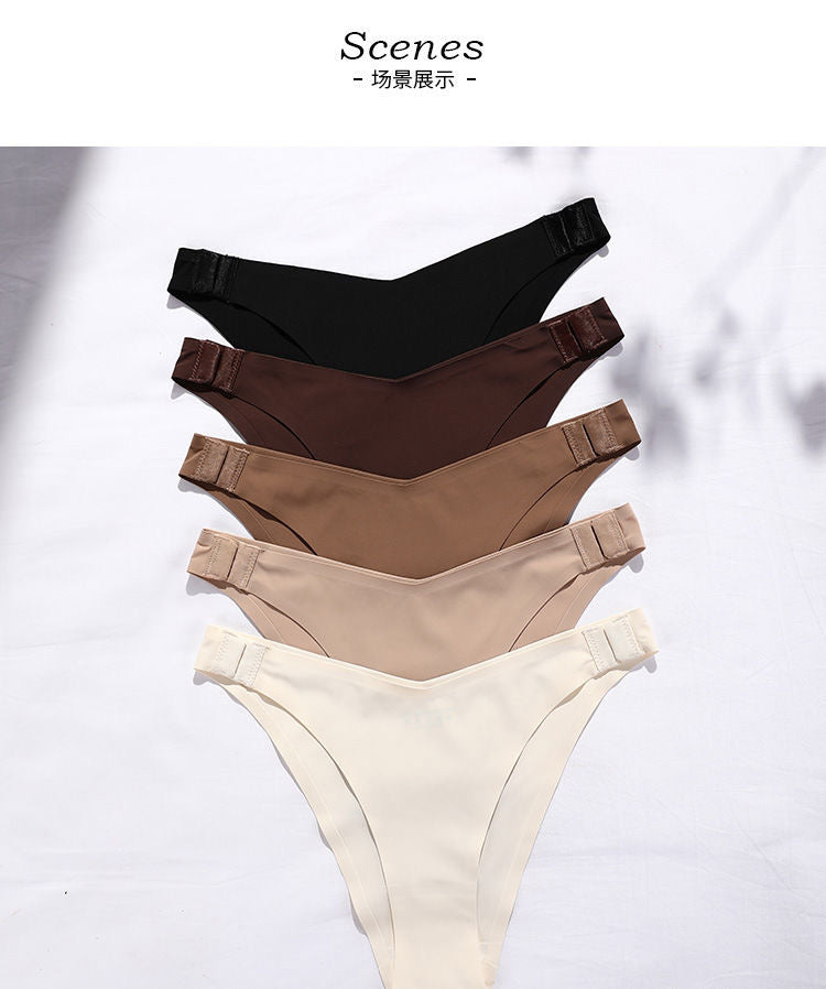 Side snap Seamless Thong