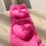 Barbie Crew Socks(5-pairs)