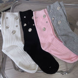 Cotton Bottom Socks (4-pairs)