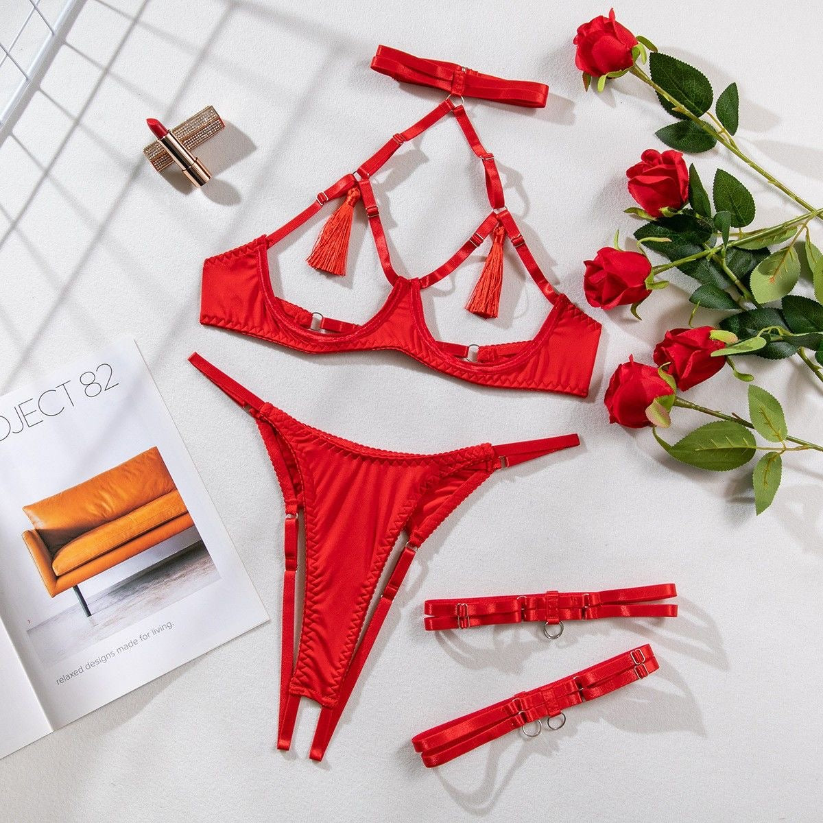 Romantic lace lingerie