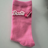 Barbie Crew Socks(5-pairs)