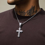 Clover cross necklace