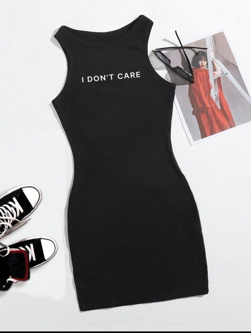 Black bodycon dress