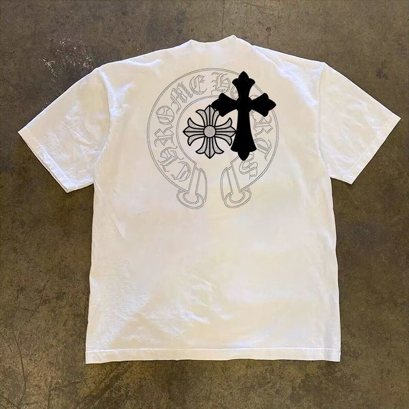 Gothic Cross Graphic T-Shirt