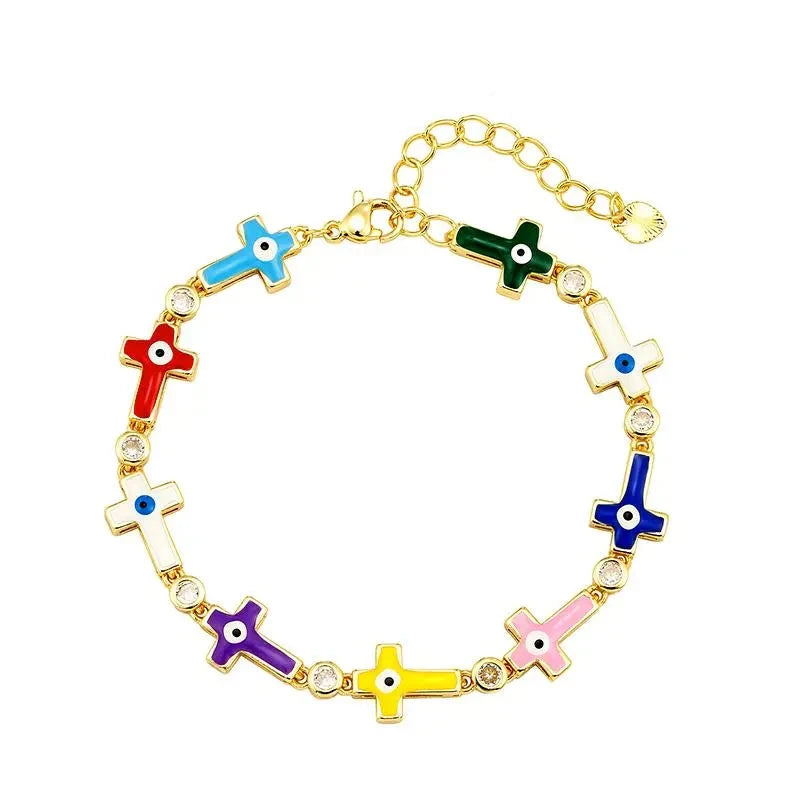 Cross Charm Bracelet