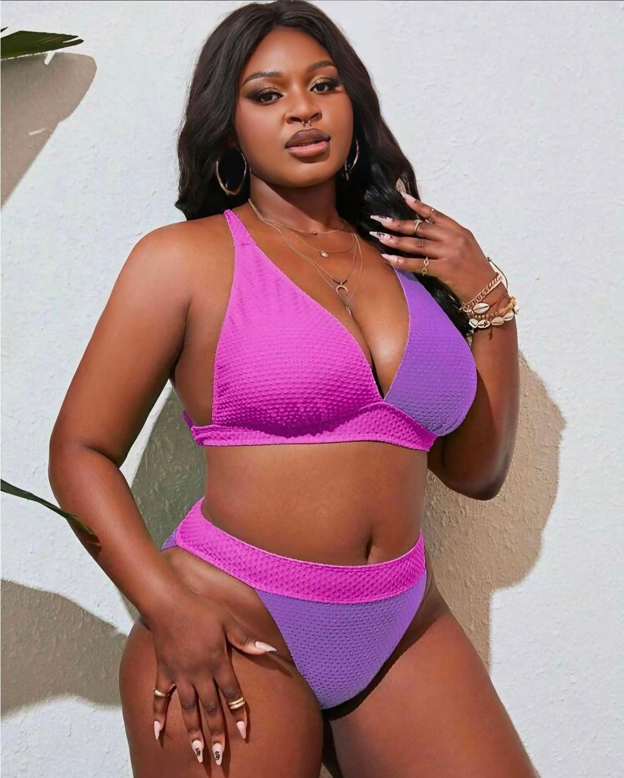 Purple swimwear