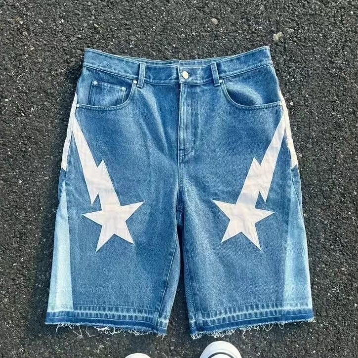 Majo Empire denim shorts