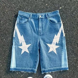 Majo Empire denim shorts