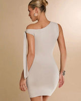 Side tie dress