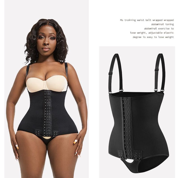 Black Tummy Control Bodysuit