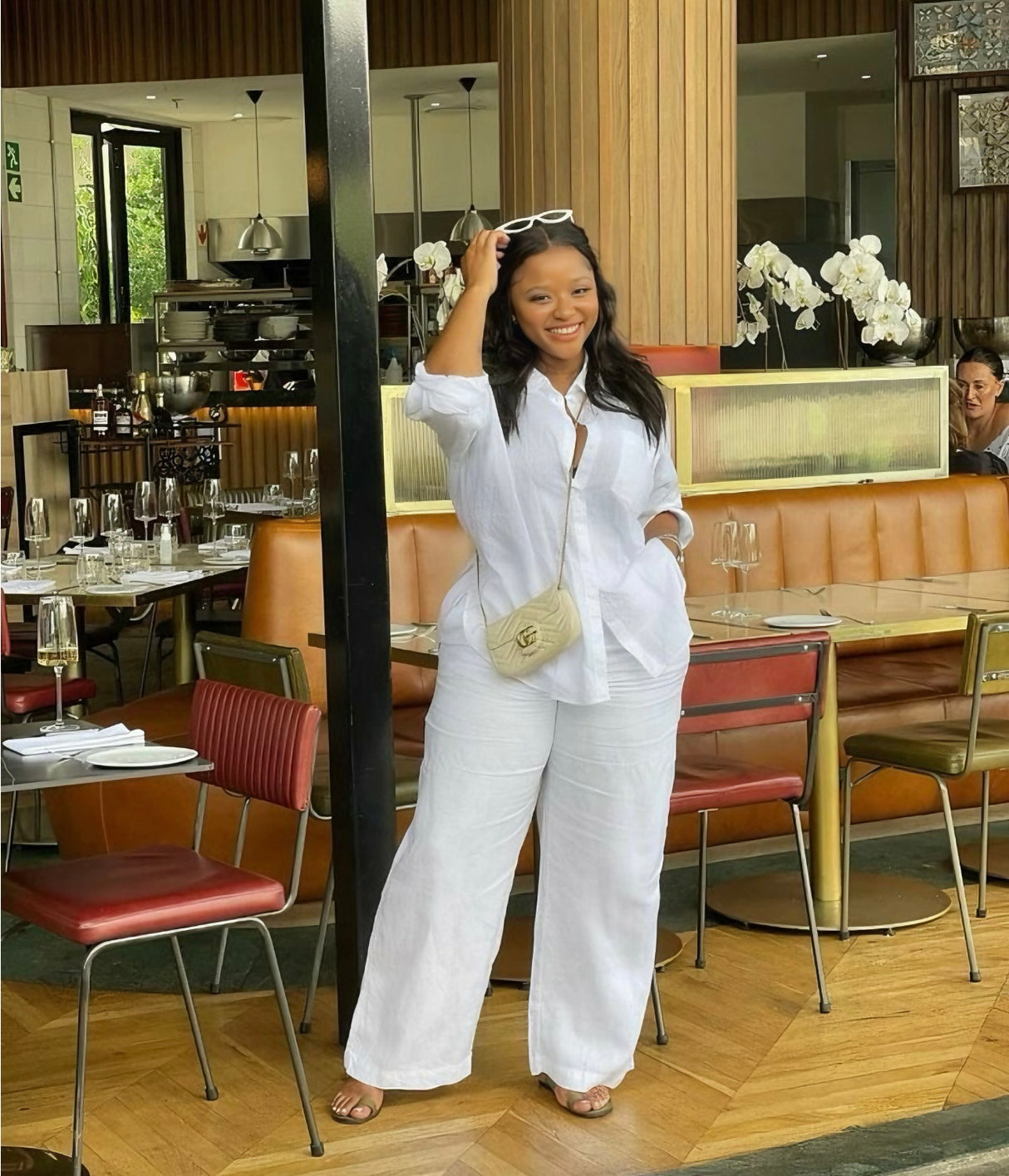 White comfy set