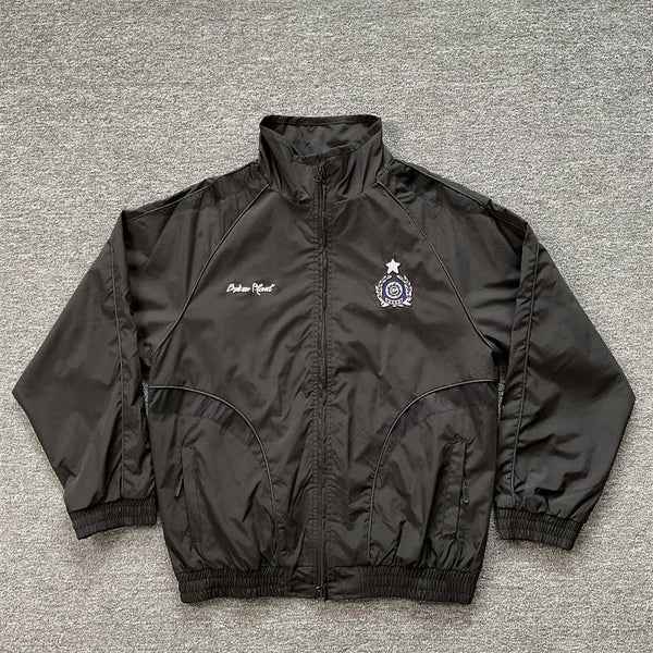 Black Lightweight Zip Jacket