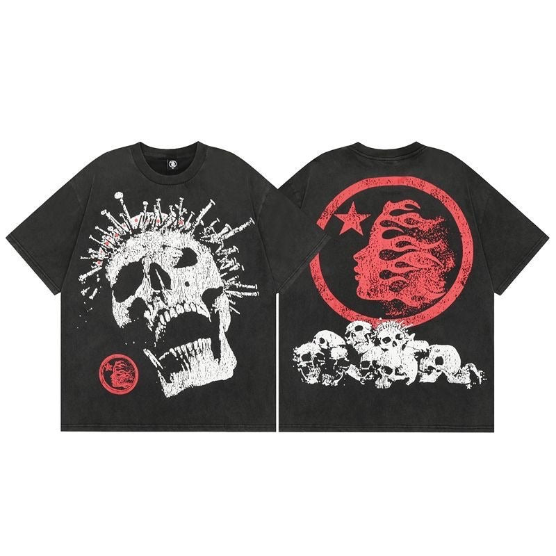 Hellstar Alien skull print t-shirt