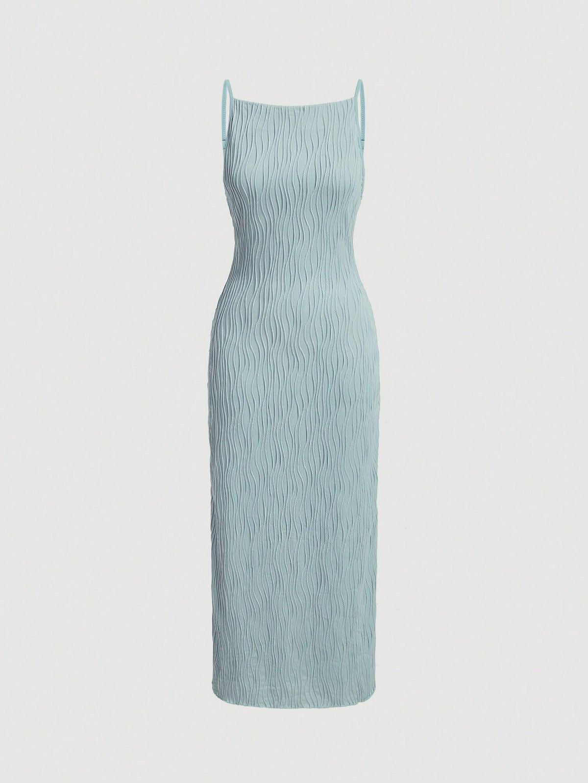 Wave blue dress