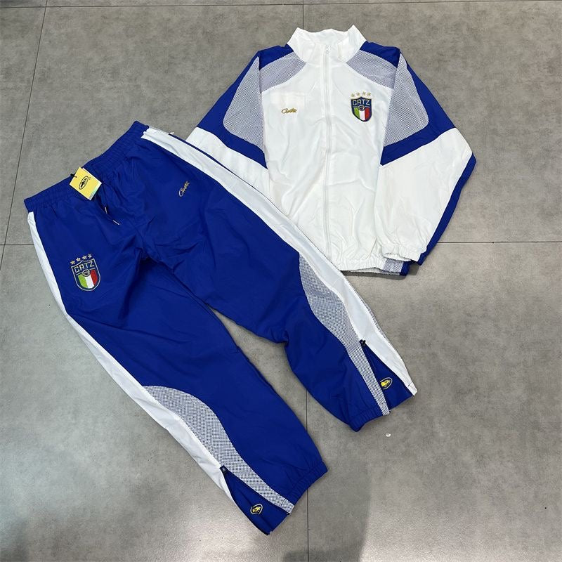 Blue & white corteiz 2 pieces set