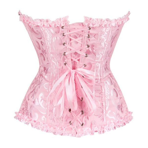 Pink Zip Corset