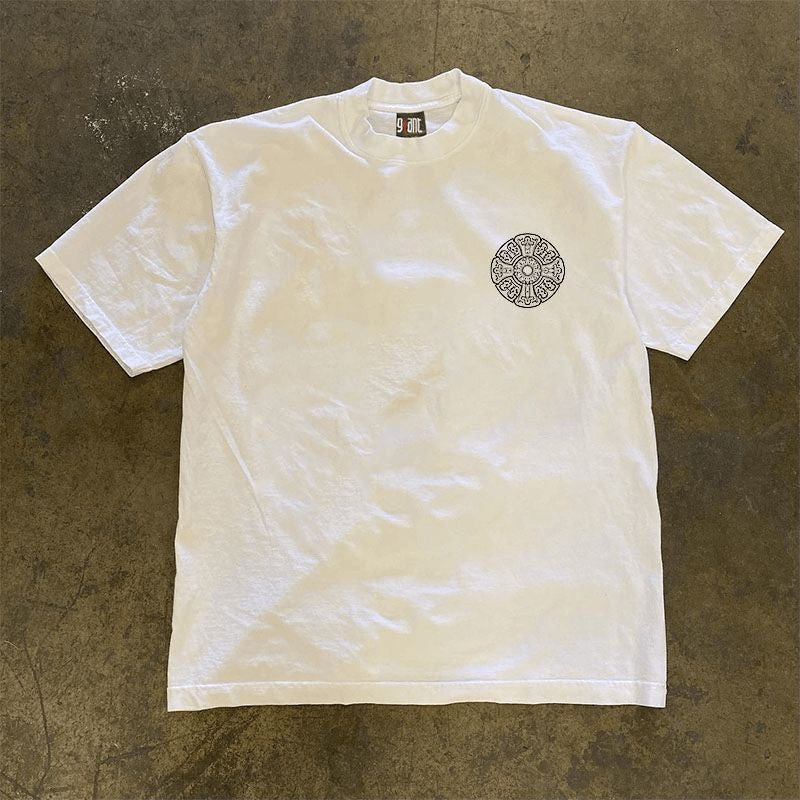 White streetwear t-shirt