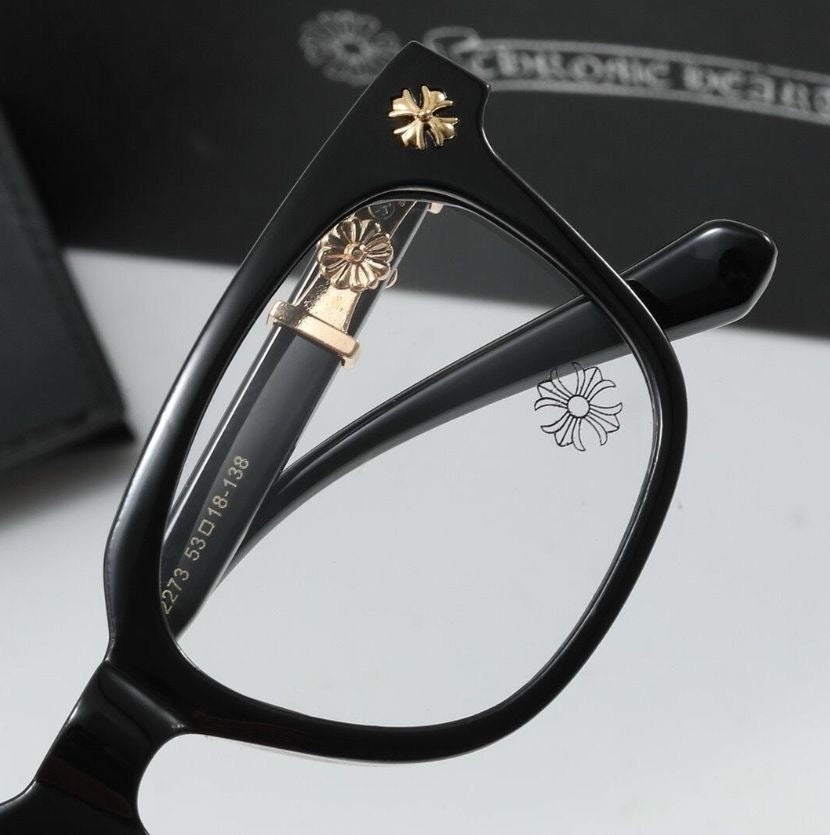 Chrome hearts eyewear with gold detailing
