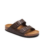 Belugga Sandal — Dark Brown Leather-look