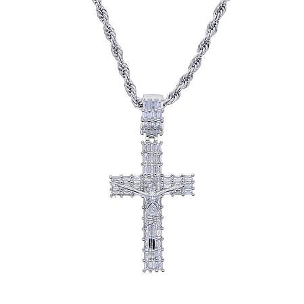 Apex silver Cross Necklace