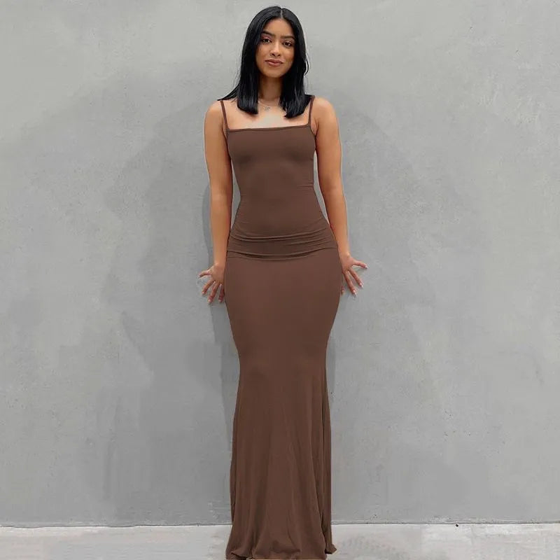 Brown skims Dress