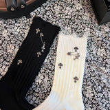 Distressed Crew Socks(2-pairs)
