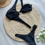 Black Asymmetrical Bikini