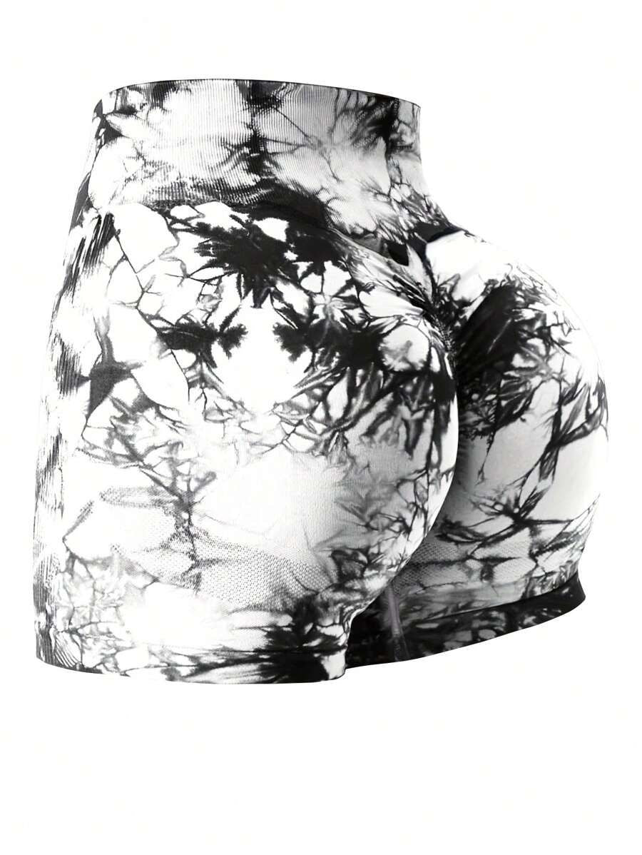 White mist biker shorts