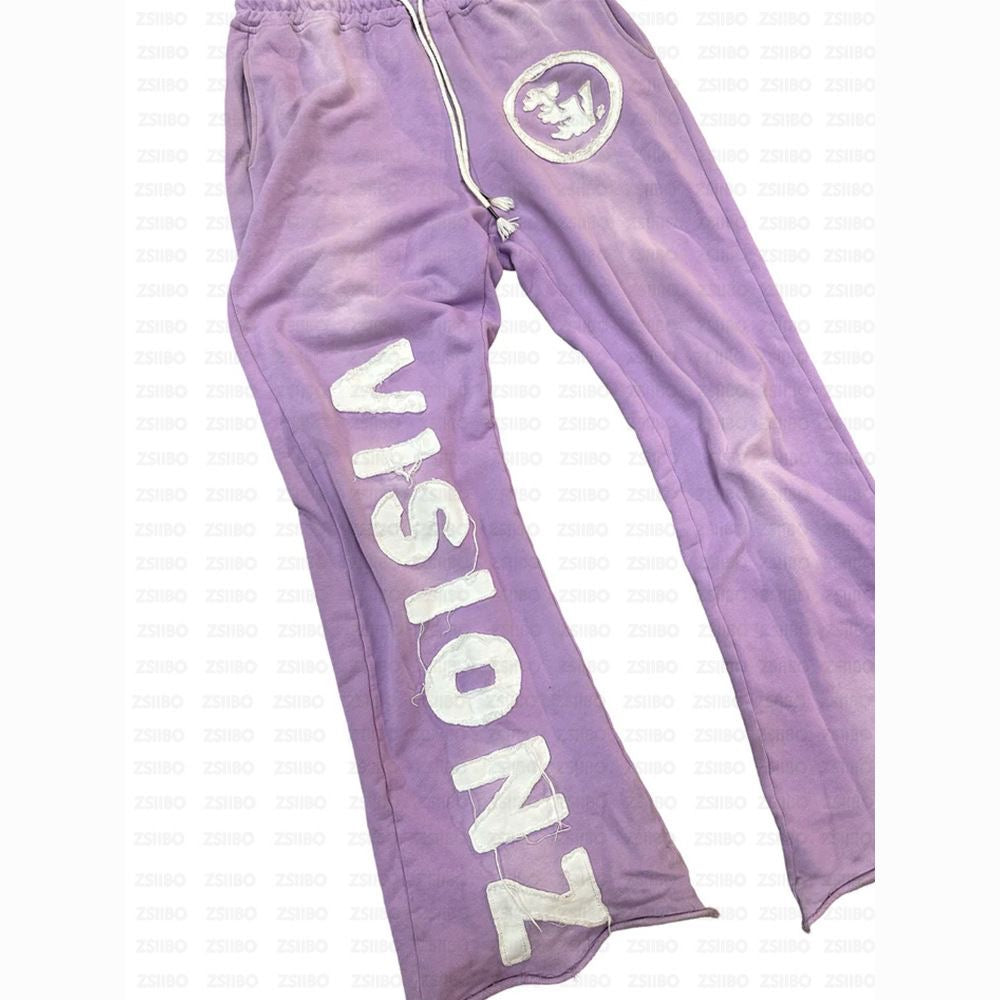 Purple visionz sweatpants