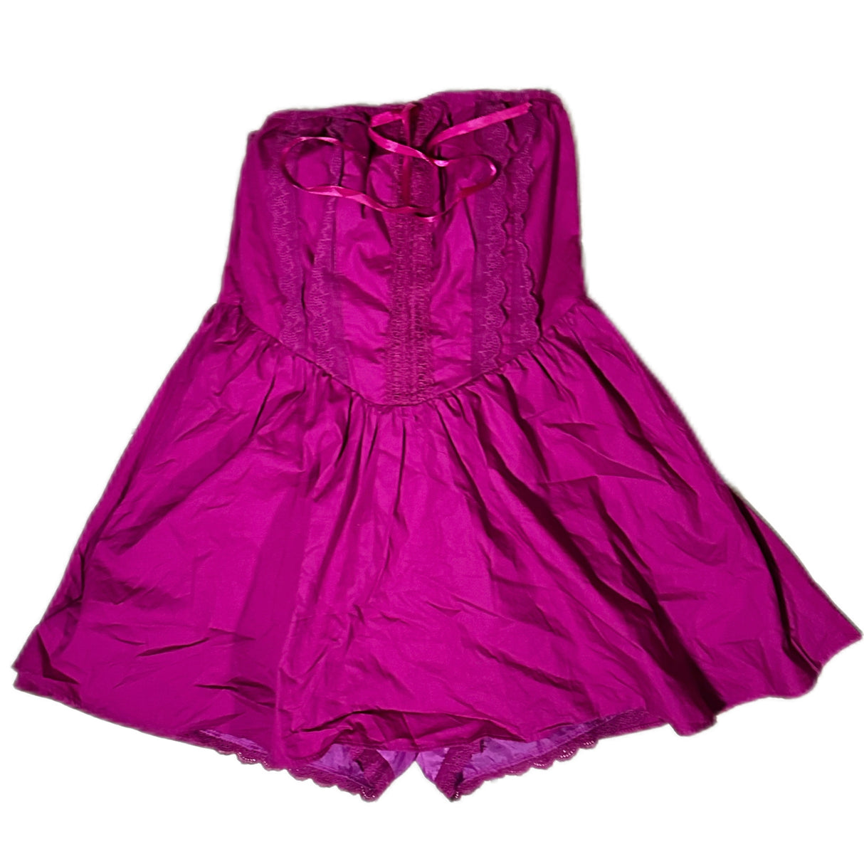 Purple corset dress