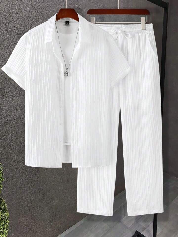 Light cotton men set
