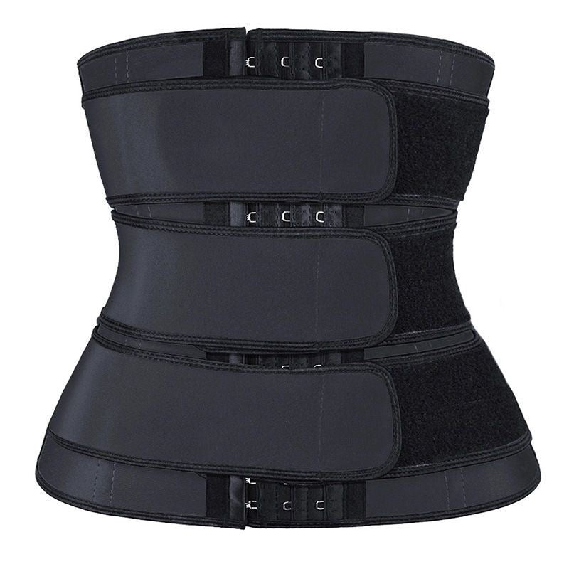 Black triple strap waist trainer