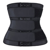 Black triple strap waist trainer