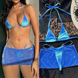 Blue glam 3 set