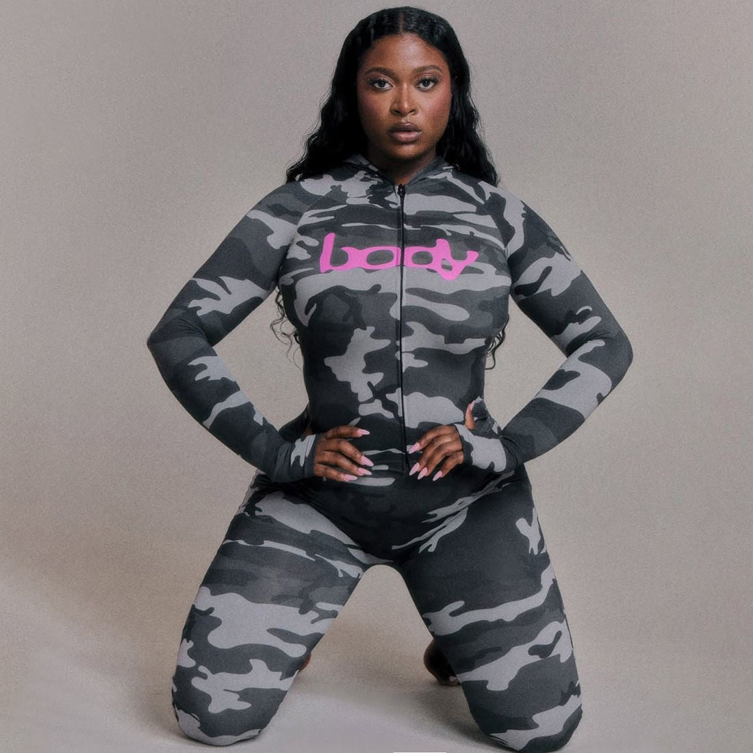 Grey camo 2 piece set
