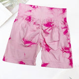Pink mist biker shorts