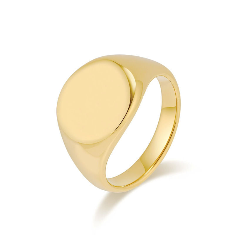 Gold Signet Ring (Oval)