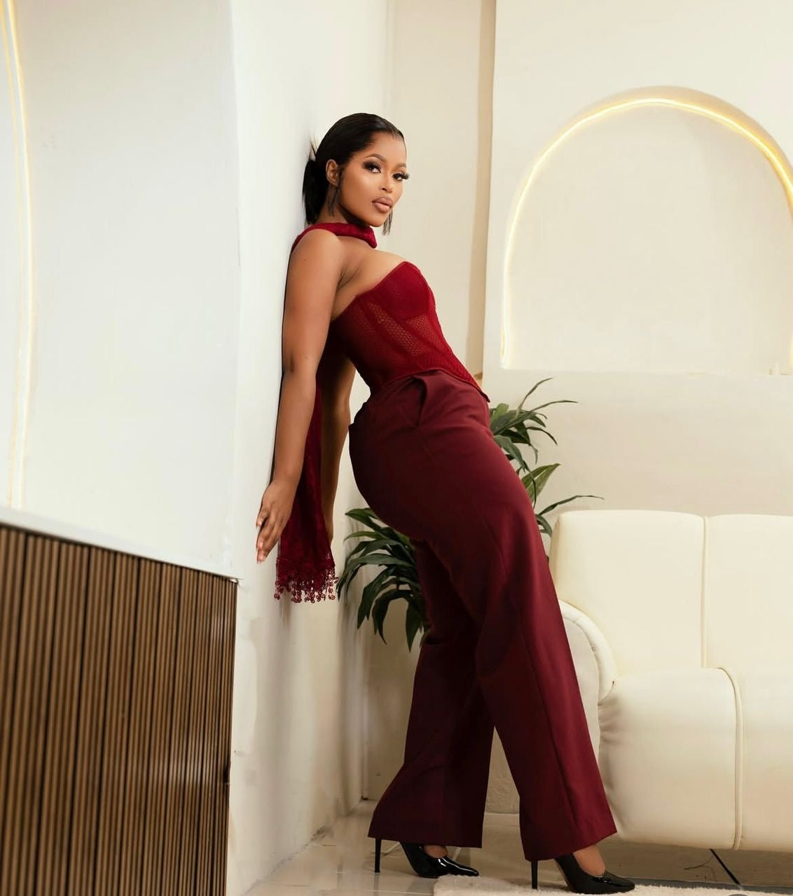 Maroon pants