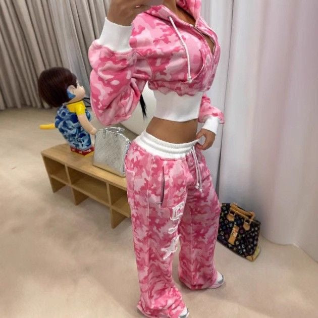 Pink camo 5 star 2 piece set