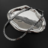 Black gallstone necklace