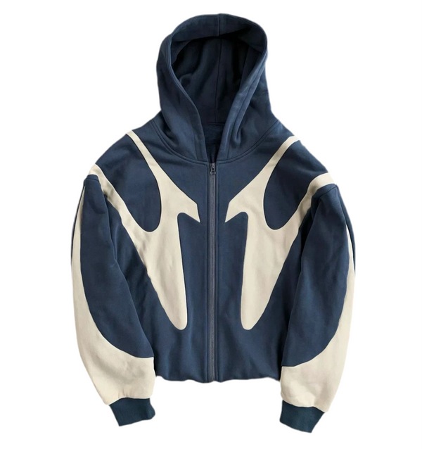 Patchwork Design Hoodie