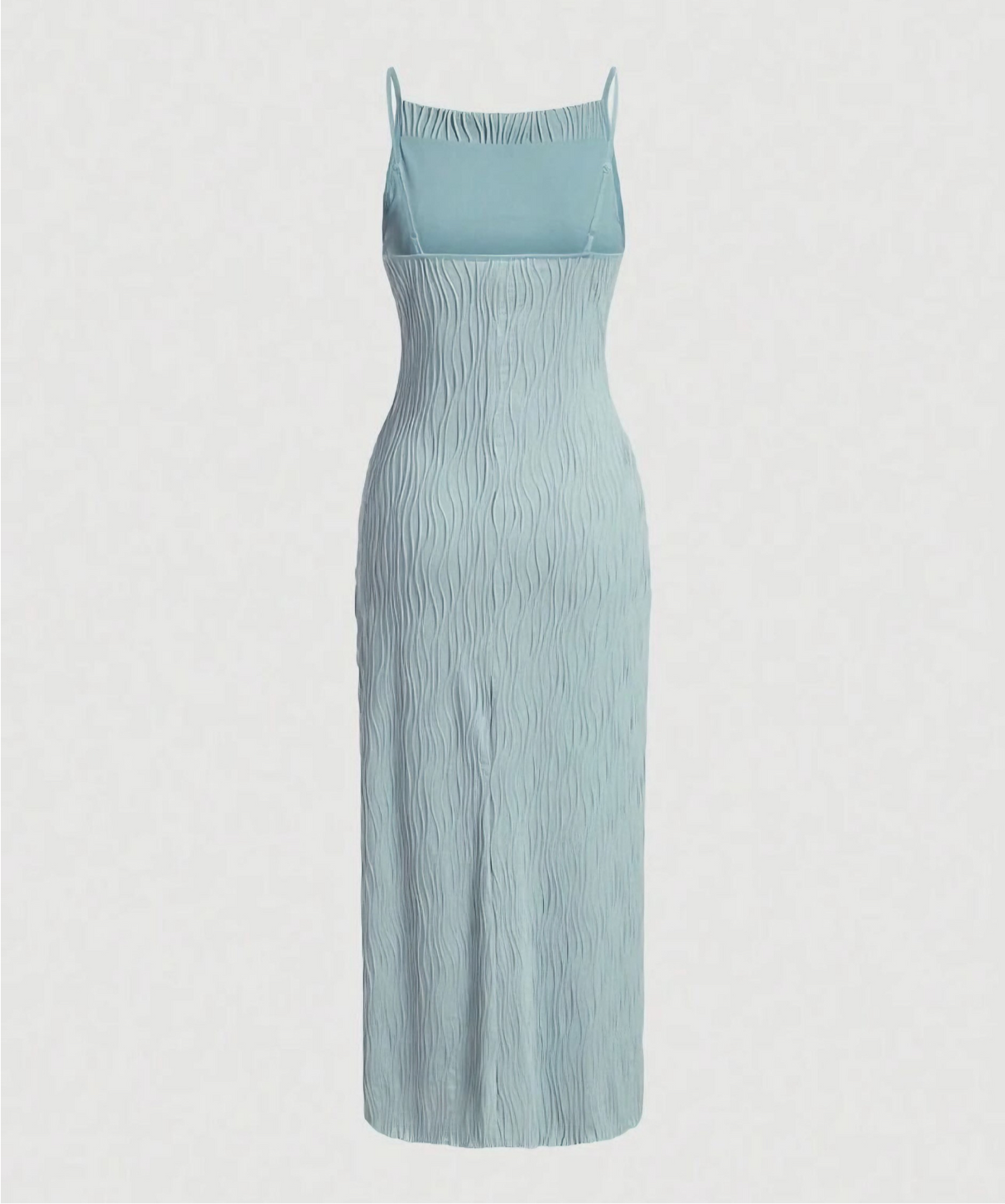 Wave blue dress