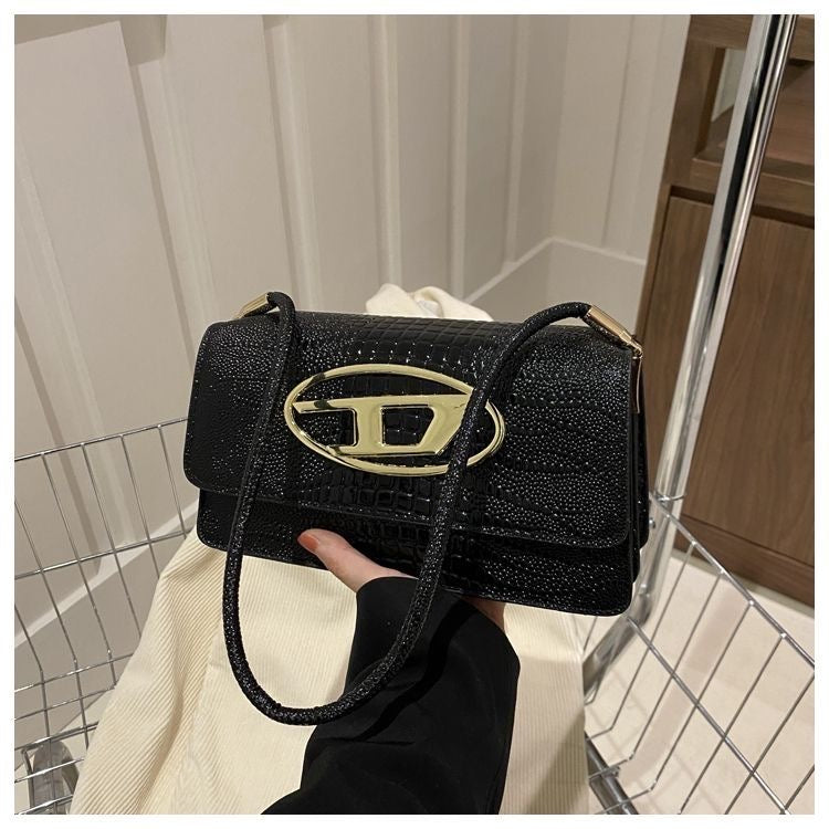 Black Underarm diesel Bag