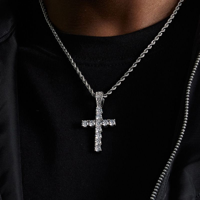 The "Titan" Prong-Set Cross