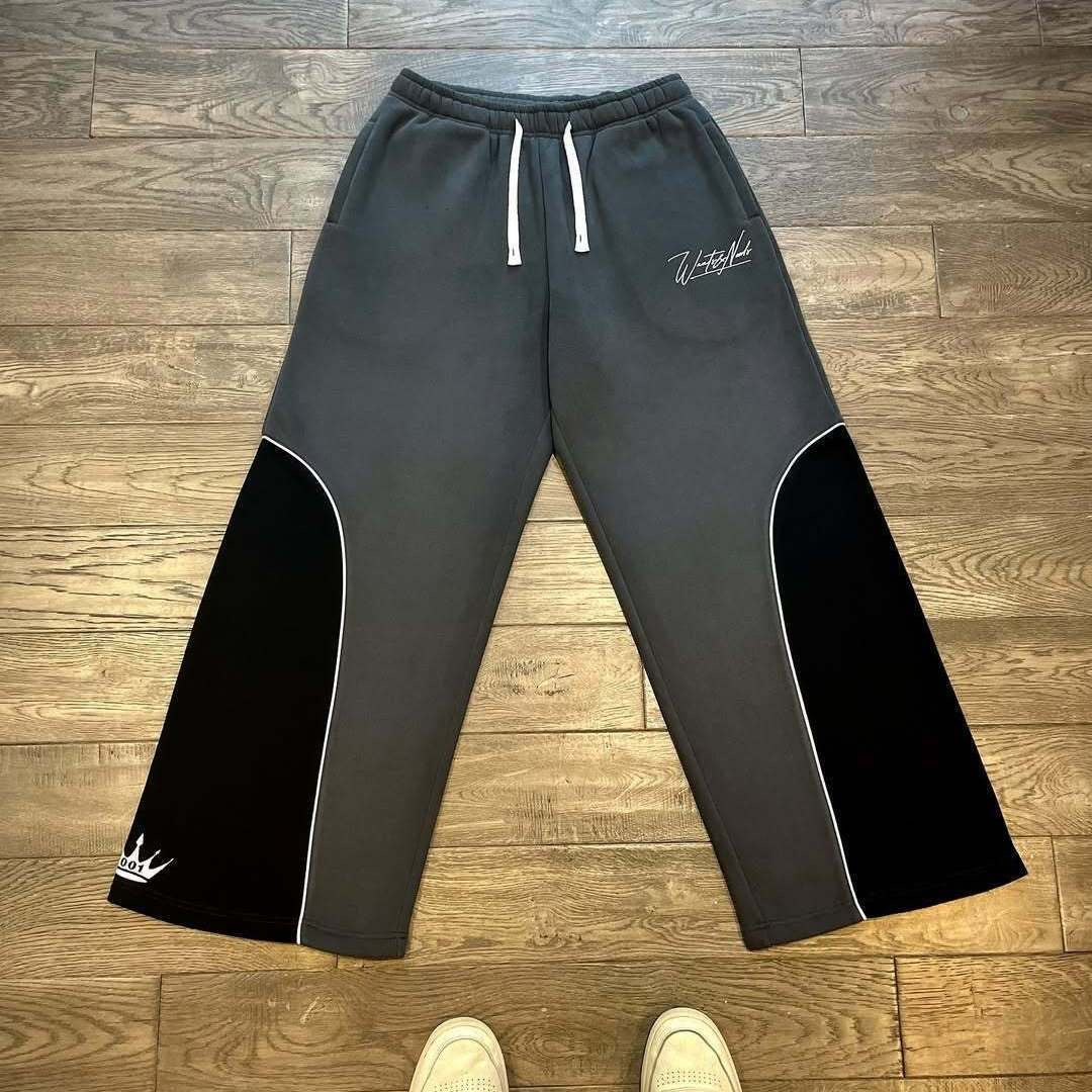 Two-Tone Jogger Sweatpants