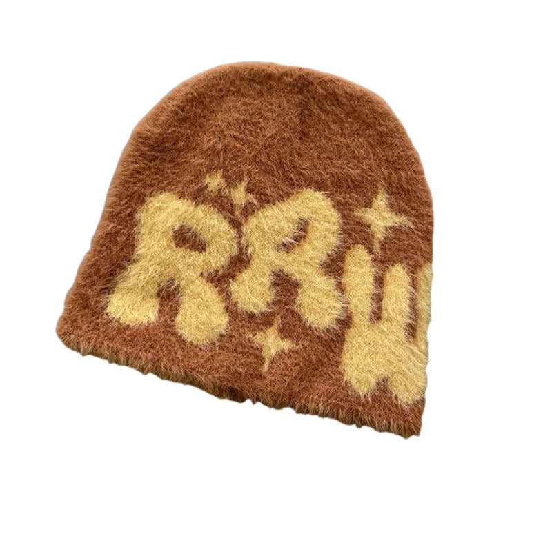 Brown Rrw beanie